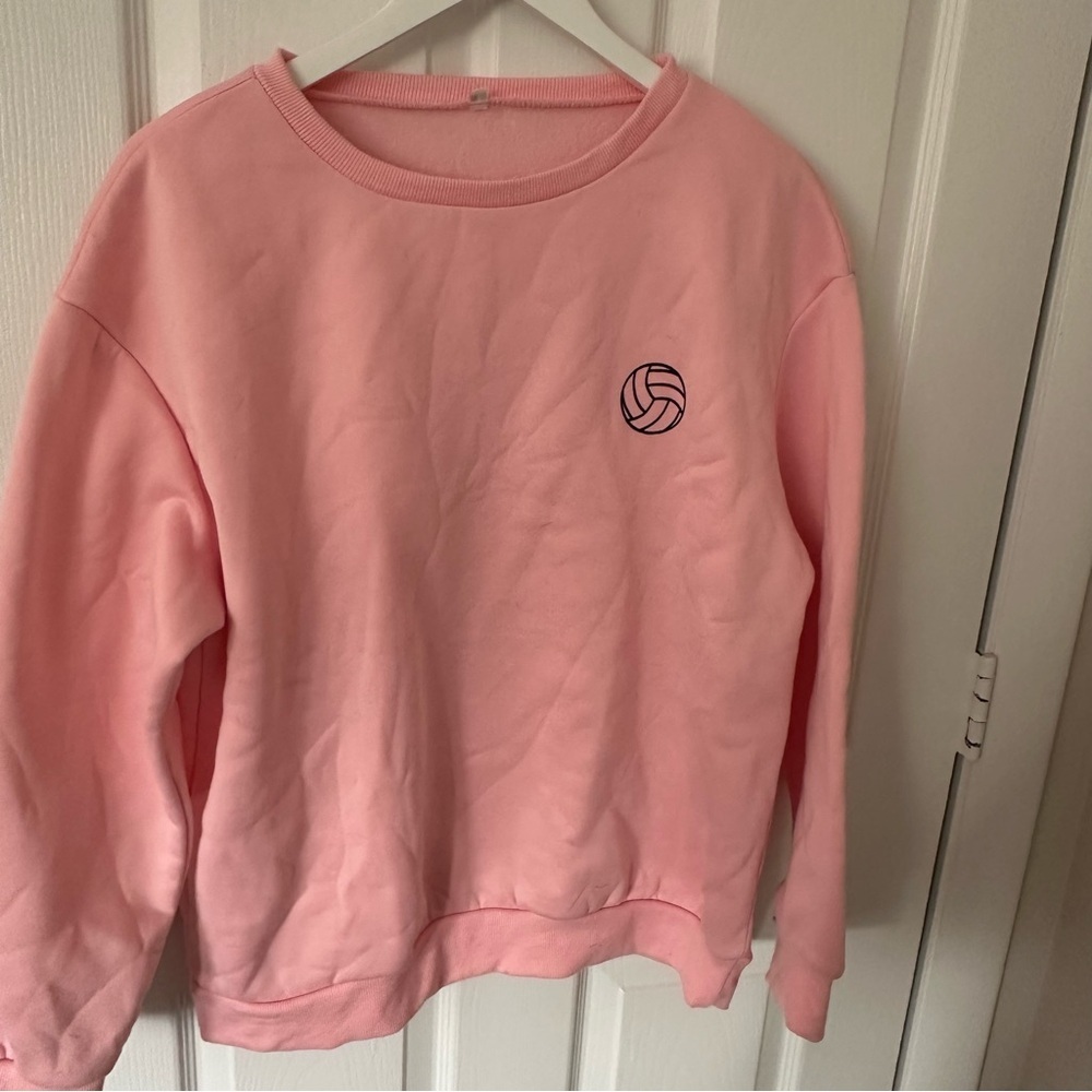 Pink Volleyball Sweatshirt